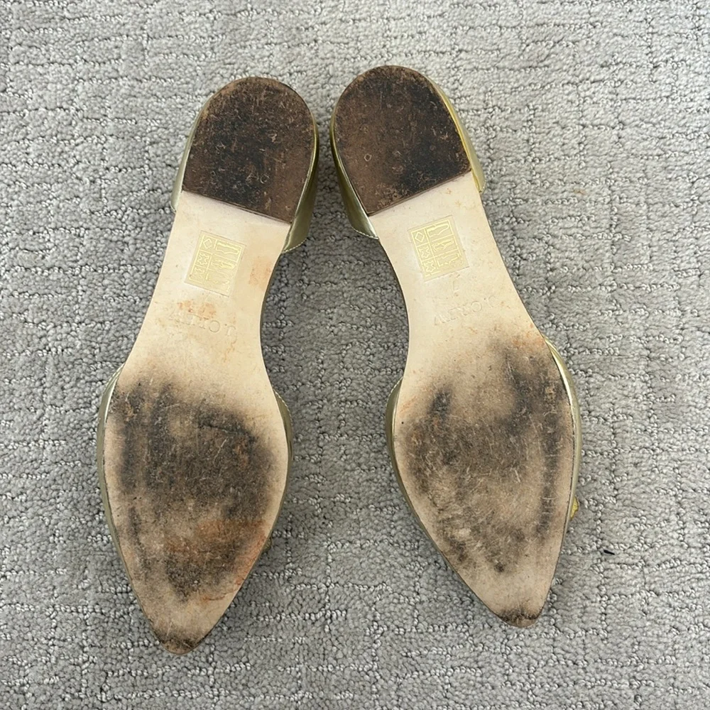 JCrew gold tassel leather mules - Picture 6 of 6